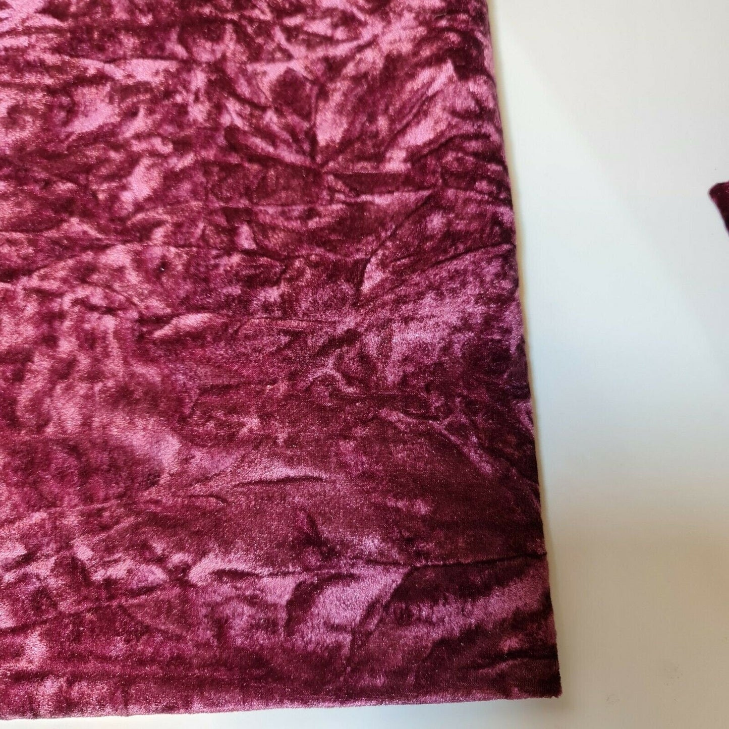 Premium Marble Crushed Velvet Fabric – 58" Wide Solid Colours Medium Weight Stretch Material