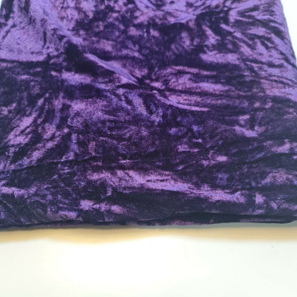 Premium Marble Crushed Velvet Fabric – 58" Wide Solid Colours Medium Weight Stretch Material