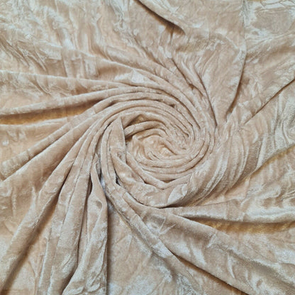 Premium Marble Crushed Velvet Fabric – 58" Wide Solid Colours Medium Weight Stretch Material