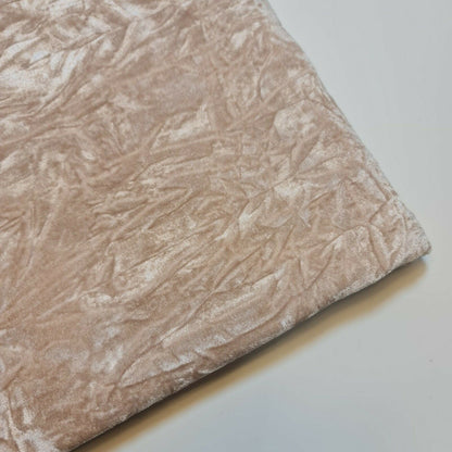 Premium Marble Crushed Velvet Fabric – 58" Wide Solid Colours Medium Weight Stretch Material