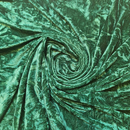 Premium Marble Crushed Velvet Fabric – 58" Wide Solid Colours Medium Weight Stretch Material