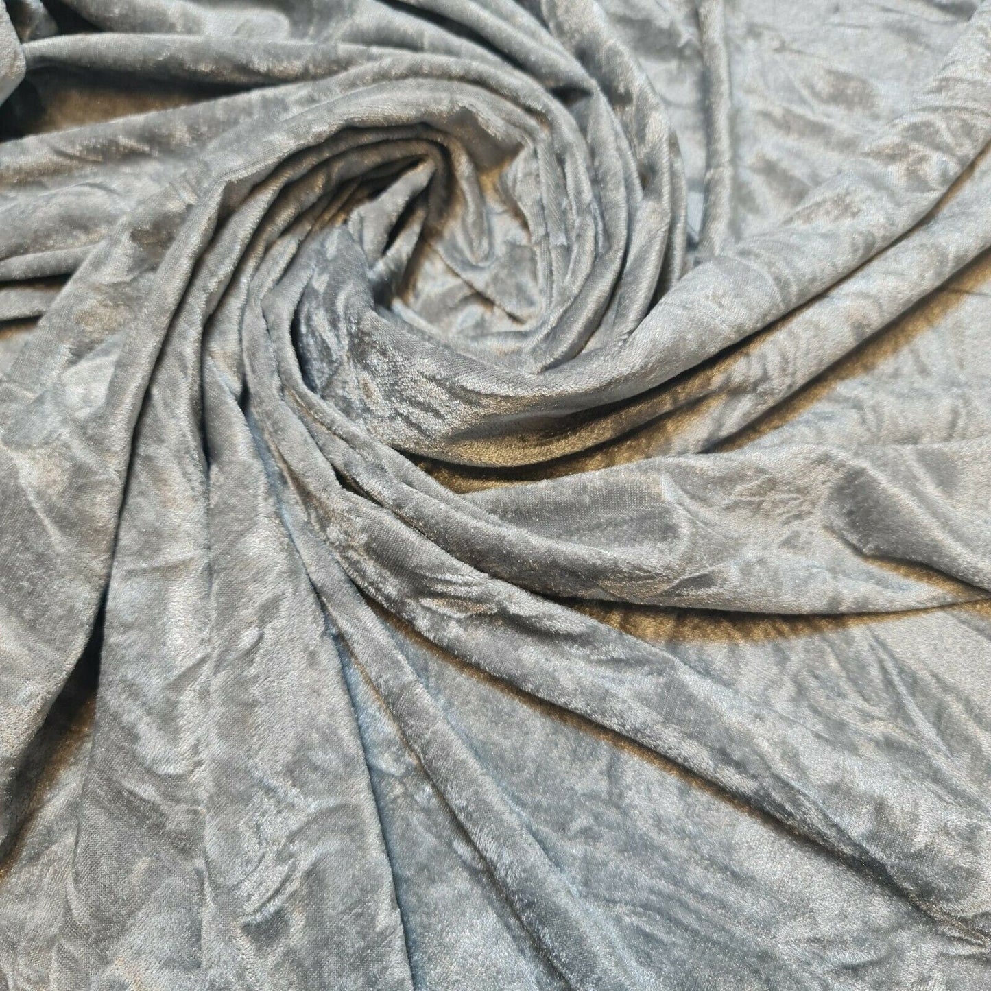 Premium Marble Crushed Velvet Fabric – 58" Wide Solid Colours Medium Weight Stretch Material