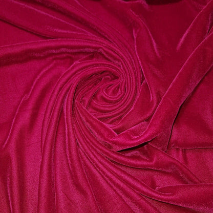 Luxury Three Crown Velvet Fabric (Micro 5000 & 9000) – 44" Wide Plain Solid Colours Non-Stretch Triple Velvet for Dress & Craft