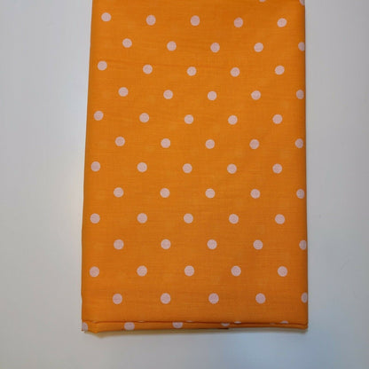 Polka Dot & Pin Spot Polycotton Fabric – 44" Wide Spotty Dressmaking & Craft Material by the Meter