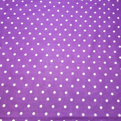 Polka Dot & Pin Spot Polycotton Fabric – 44" Wide Spotty Dressmaking & Craft Material by the Meter
