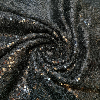 Sequin Fabric – Sparkly Shiny Bling, 58" Wide Dress, Craft & Table Drape Material with 50" Embroidered Sequins