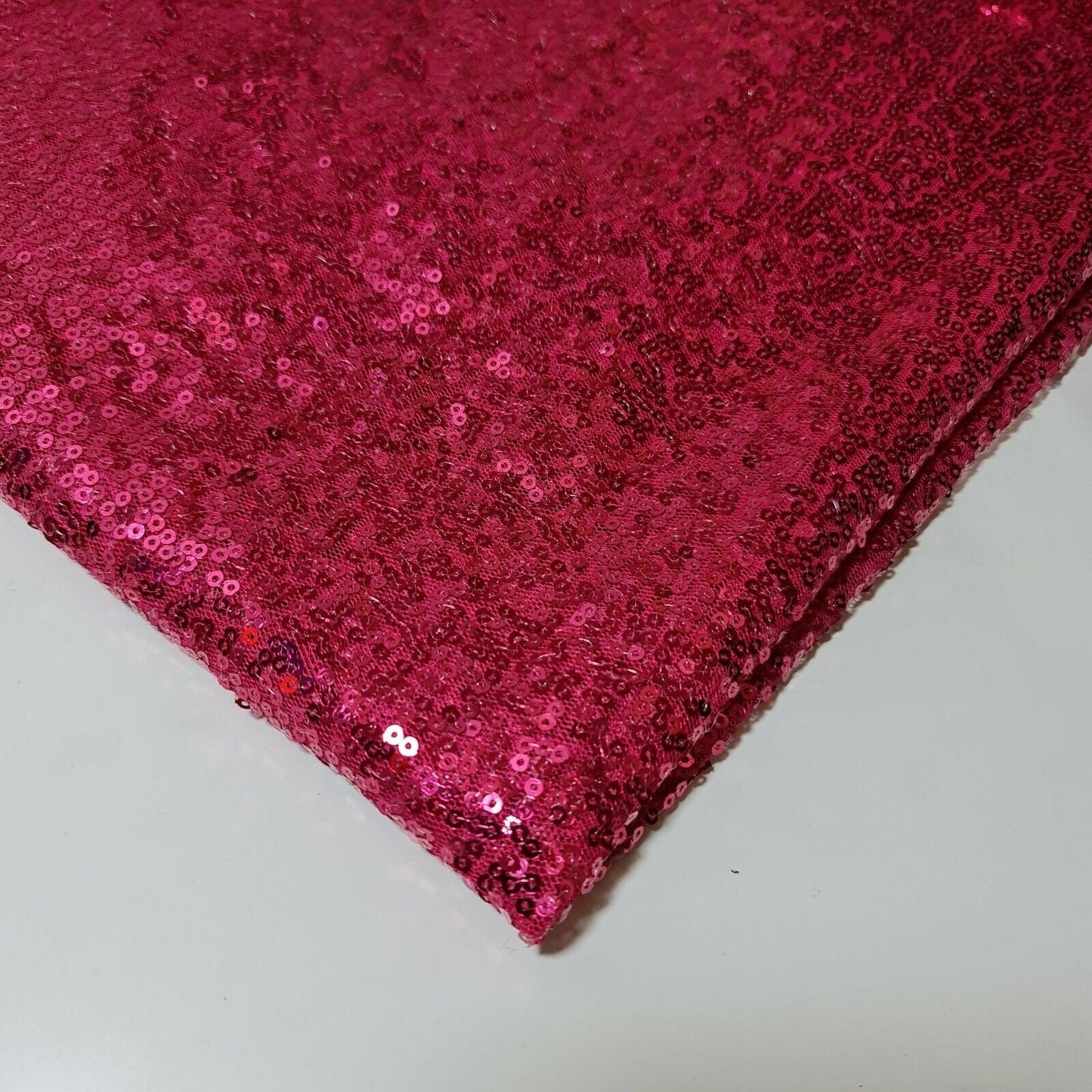 Sequin Fabric – Sparkly Shiny Bling, 58" Wide Dress, Craft & Table Drape Material with 50" Embroidered Sequins