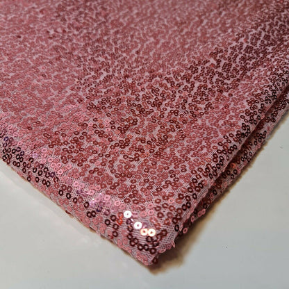 Sequin Fabric – Sparkly Shiny Bling, 58" Wide Dress, Craft & Table Drape Material with 50" Embroidered Sequins