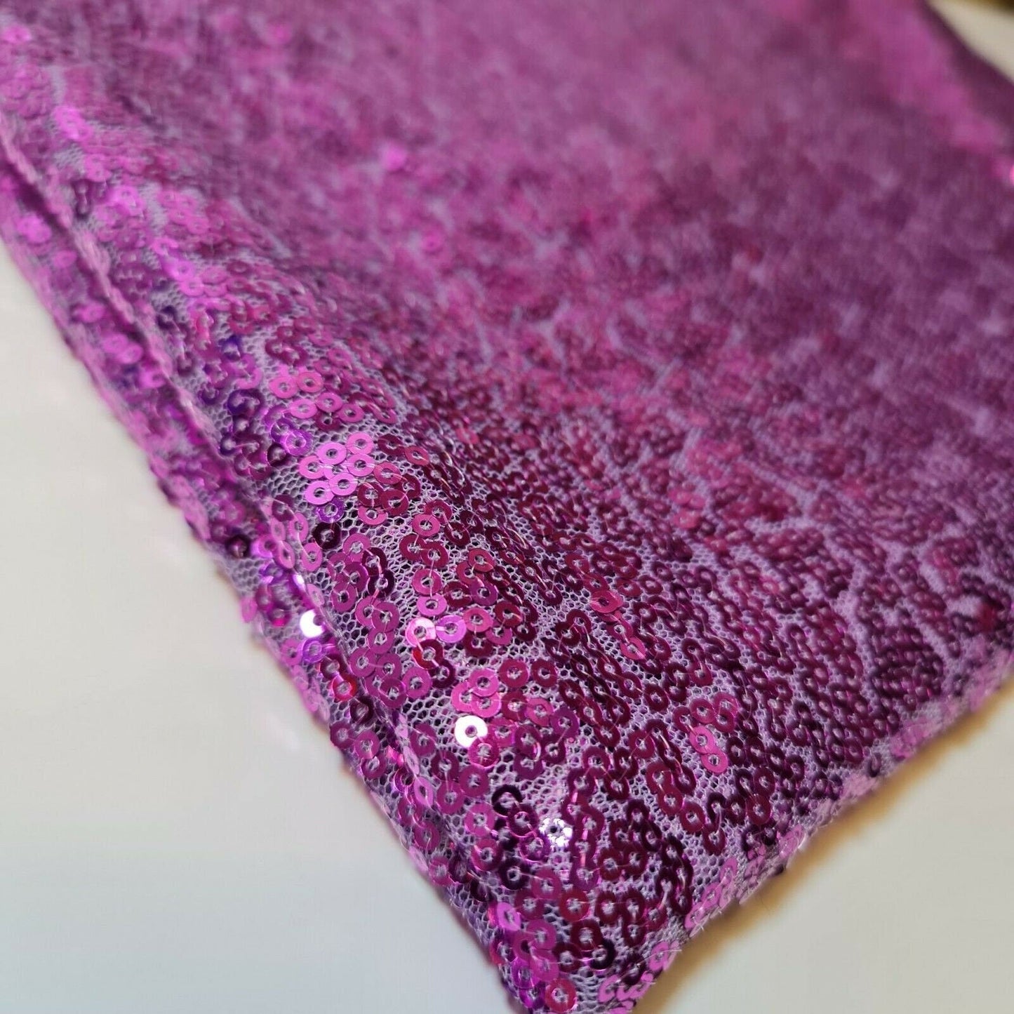 Sequin Fabric – Sparkly Shiny Bling, 58" Wide Dress, Craft & Table Drape Material with 50" Embroidered Sequins
