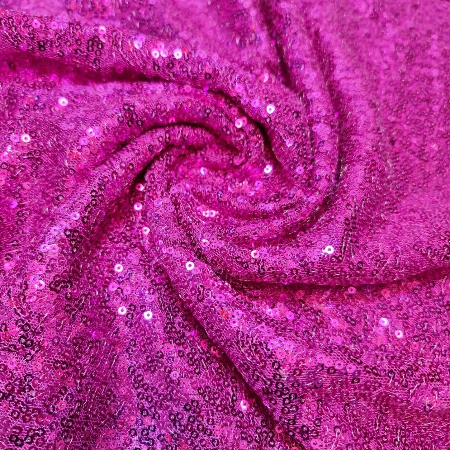 Sequin Fabric – Sparkly Shiny Bling, 58" Wide Dress, Craft & Table Drape Material with 50" Embroidered Sequins