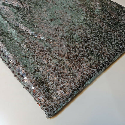 Sequin Fabric – Sparkly Shiny Bling, 58" Wide Dress, Craft & Table Drape Material with 50" Embroidered Sequins