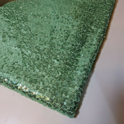 Sequin Fabric – Sparkly Shiny Bling, 58" Wide Dress, Craft & Table Drape Material with 50" Embroidered Sequins