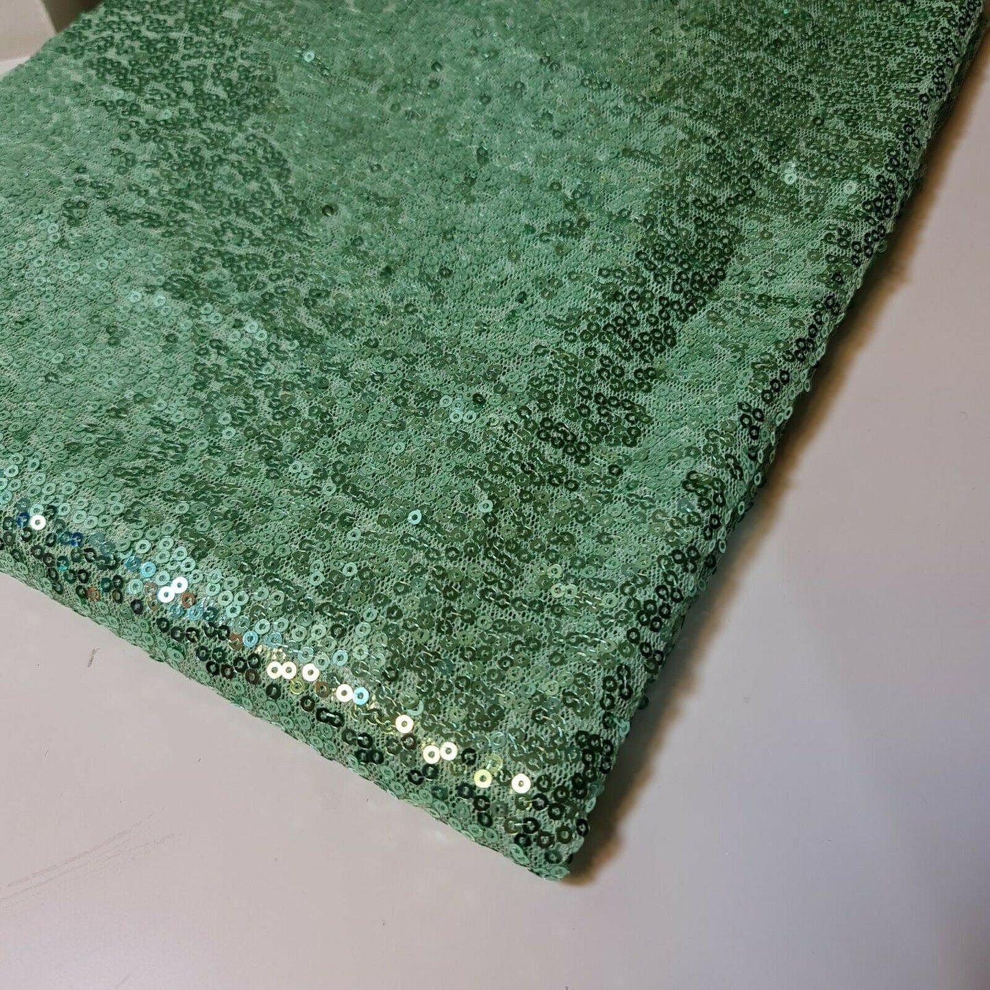 Sequin Fabric – Sparkly Shiny Bling, 58" Wide Dress, Craft & Table Drape Material with 50" Embroidered Sequins