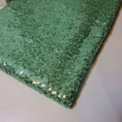 Sequin Fabric – Sparkly Shiny Bling, 58" Wide Dress, Craft & Table Drape Material with 50" Embroidered Sequins