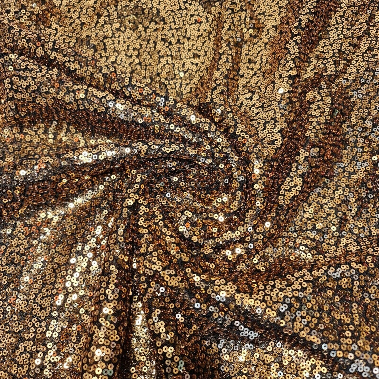 Sequin Fabric – Sparkly Shiny Bling, 58" Wide Dress, Craft & Table Drape Material with 50" Embroidered Sequins