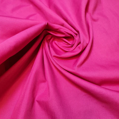 Plain Polycotton Fabric – 44" Wide Premium Dyed Material for Dressmaking, Crafts & Quilting