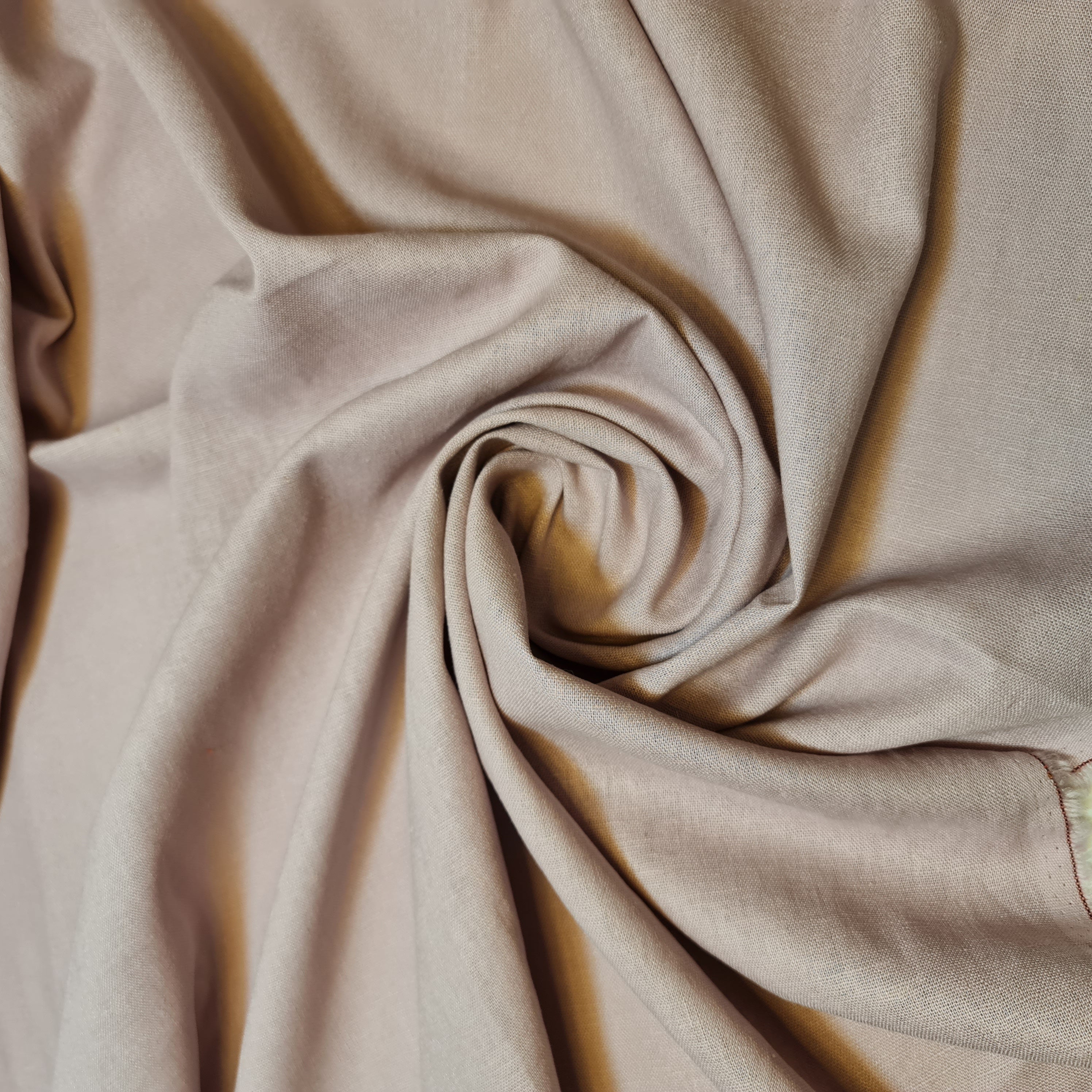 Soft Linen-Look Khadi Cotton Viscose Fabric – 52