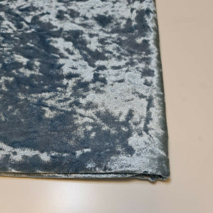 Crushed Velvet Stretch Velour Fabric – 58" Wide Plain Solid Colours Premium Material for Dresses, Crafts Projects