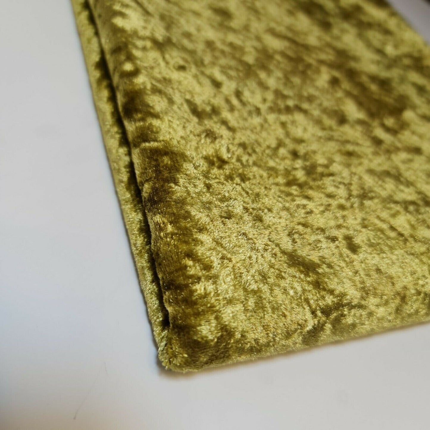 Crushed Velvet Stretch Velour Fabric – 58" Wide Plain Solid Colours Premium Material for Dresses, Crafts Projects