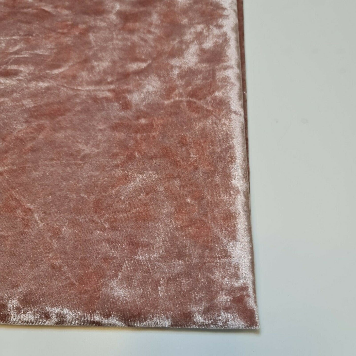 Crushed Velvet Stretch Velour Fabric – 58" Wide Plain Solid Colours Premium Material for Dresses, Crafts Projects