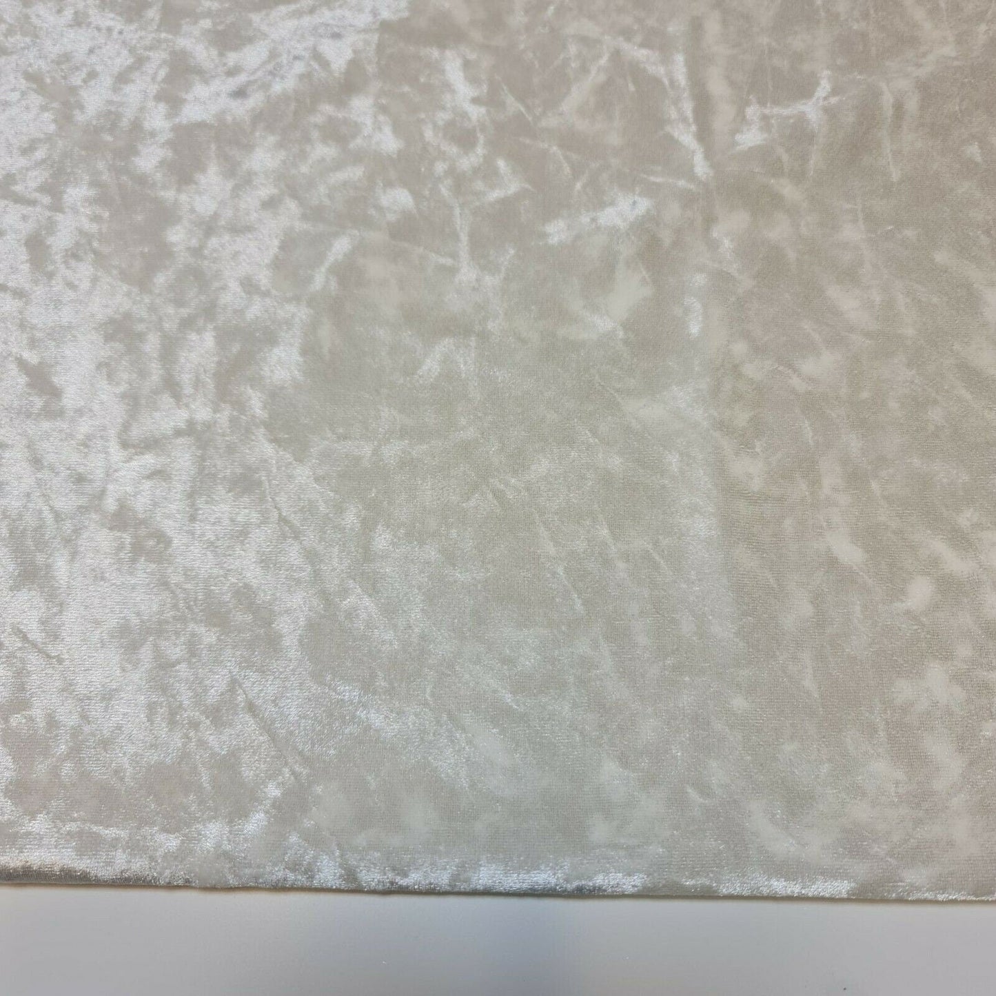 Crushed Velvet Stretch Velour Fabric – 58" Wide Plain Solid Colours Premium Material for Dresses, Crafts Projects