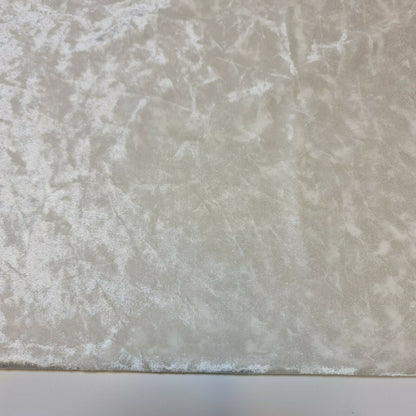 Crushed Velvet Stretch Velour Fabric – 58" Wide Plain Solid Colours Premium Material for Dresses, Crafts Projects