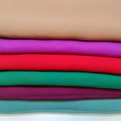 Sheer Poly Crepe Chiffon Fabric – Semi-Transparent, Lightweight 44" Wide for Dress, Draping & Craft