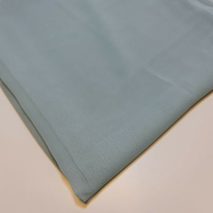 Sheer Poly Crepe Chiffon Fabric – Semi-Transparent, Lightweight 44" Wide for Dress, Draping & Craft