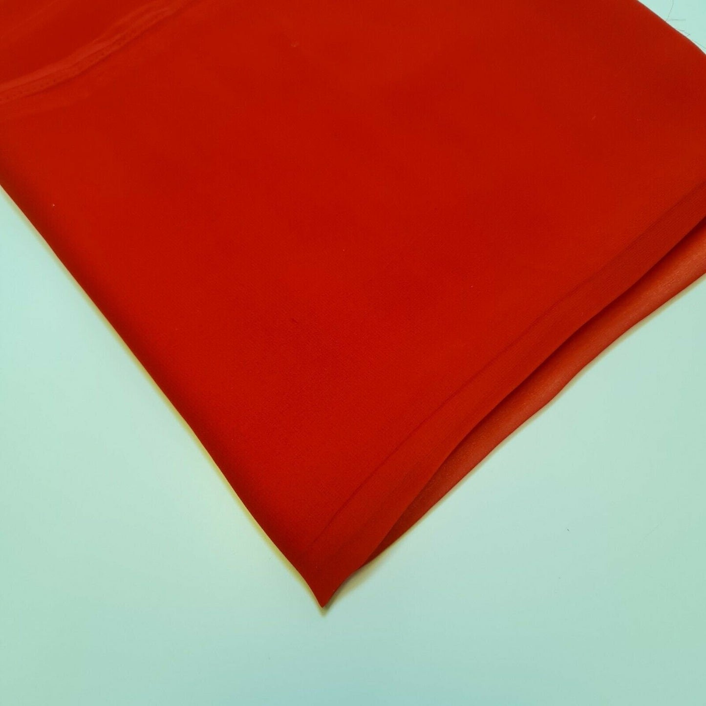 Sheer Poly Crepe Chiffon Fabric – Semi-Transparent, Lightweight 44" Wide for Dress, Draping & Craft