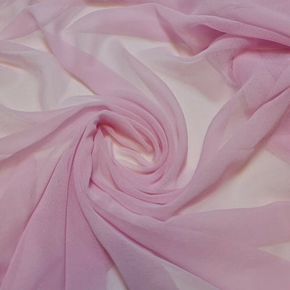 Sheer Poly Crepe Chiffon Fabric – Semi-Transparent, Lightweight 44" Wide for Dress, Draping & Craft