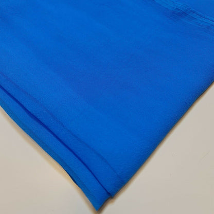 Sheer Poly Crepe Chiffon Fabric – Semi-Transparent, Lightweight 44" Wide for Dress, Draping & Craft