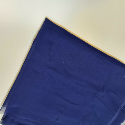 Sheer Poly Crepe Chiffon Fabric – Semi-Transparent, Lightweight 44" Wide for Dress, Draping & Craft