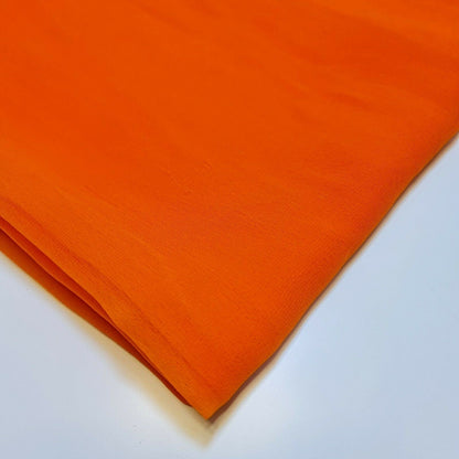 Sheer Poly Crepe Chiffon Fabric – Semi-Transparent, Lightweight 44" Wide for Dress, Draping & Craft