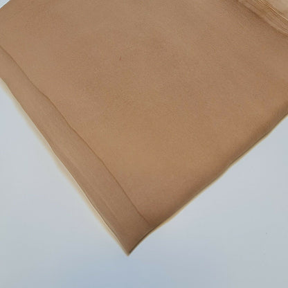 Sheer Poly Crepe Chiffon Fabric – Semi-Transparent, Lightweight 44" Wide for Dress, Draping & Craft
