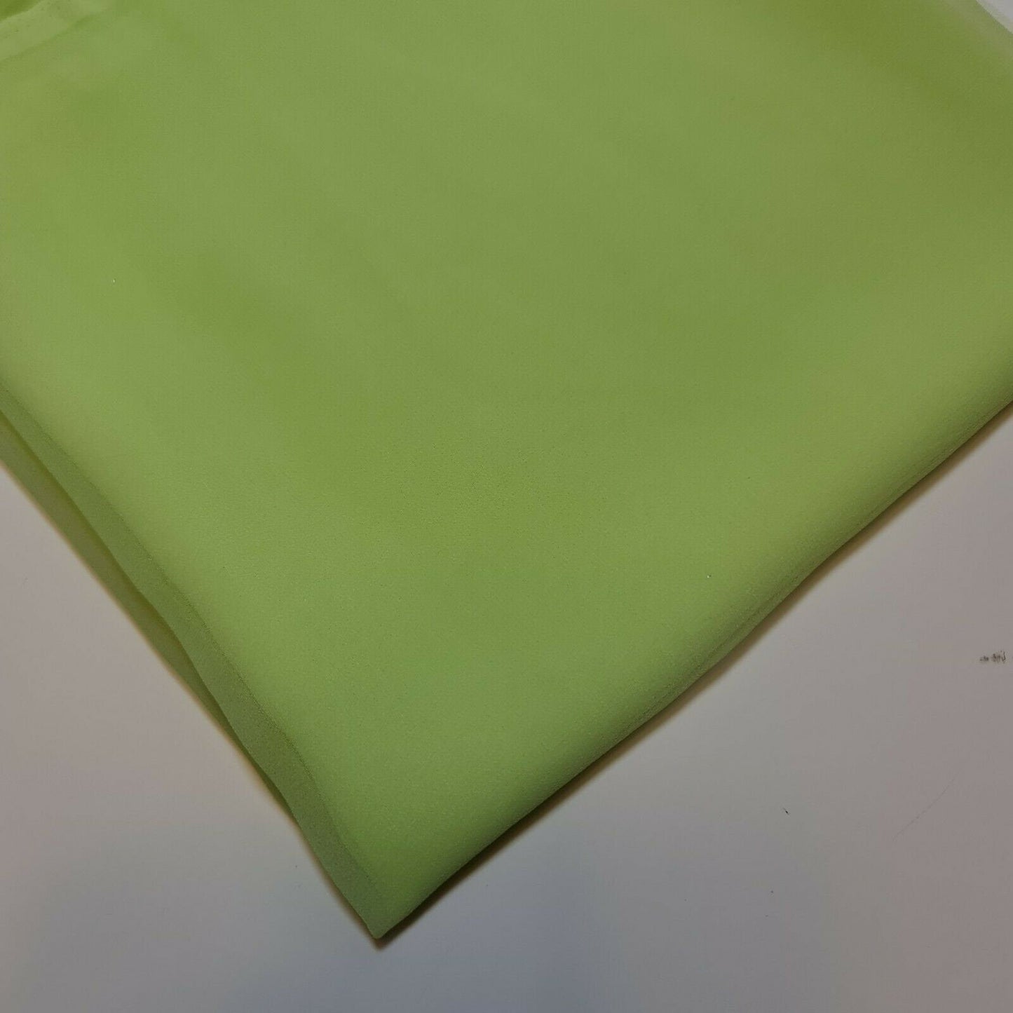 Sheer Poly Crepe Chiffon Fabric – Semi-Transparent, Lightweight 44" Wide for Dress, Draping & Craft