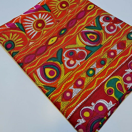 Cotton Indian Ethnic Rajasthani Print Suzani Rangoli Boho Banjara Fabric 44" (Print  3)