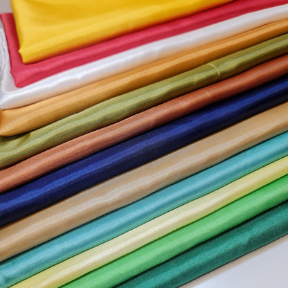 Habotai Lightweight Satin Fabric – 58" Wide Anti-Static Lining for Dresses, Skirts, Jackets & Décor by the Metre
