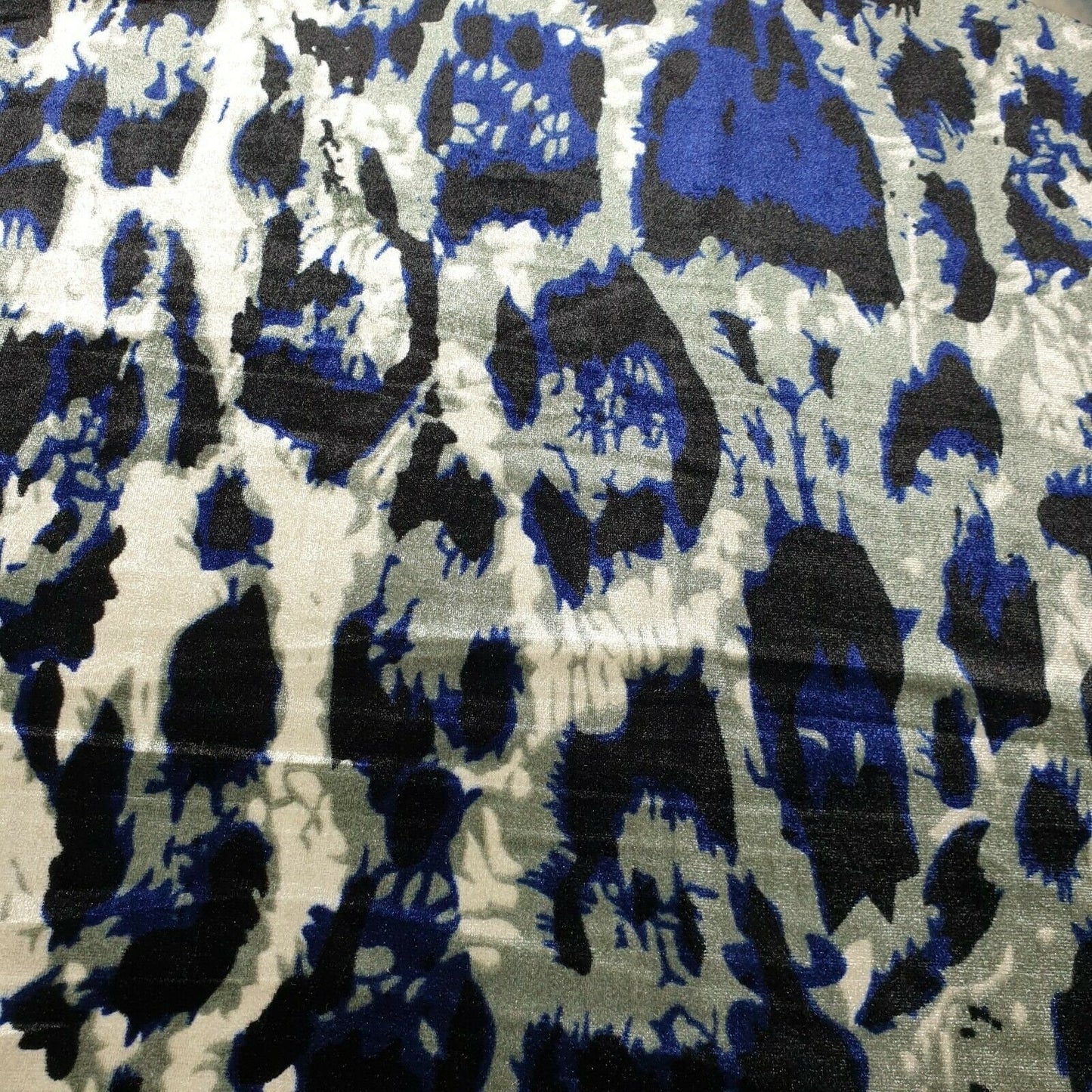 Stretch Animal & Floral Printed Velvet Fabric – 58" Wide Soft Upholstery, Patchwork & Craft Material