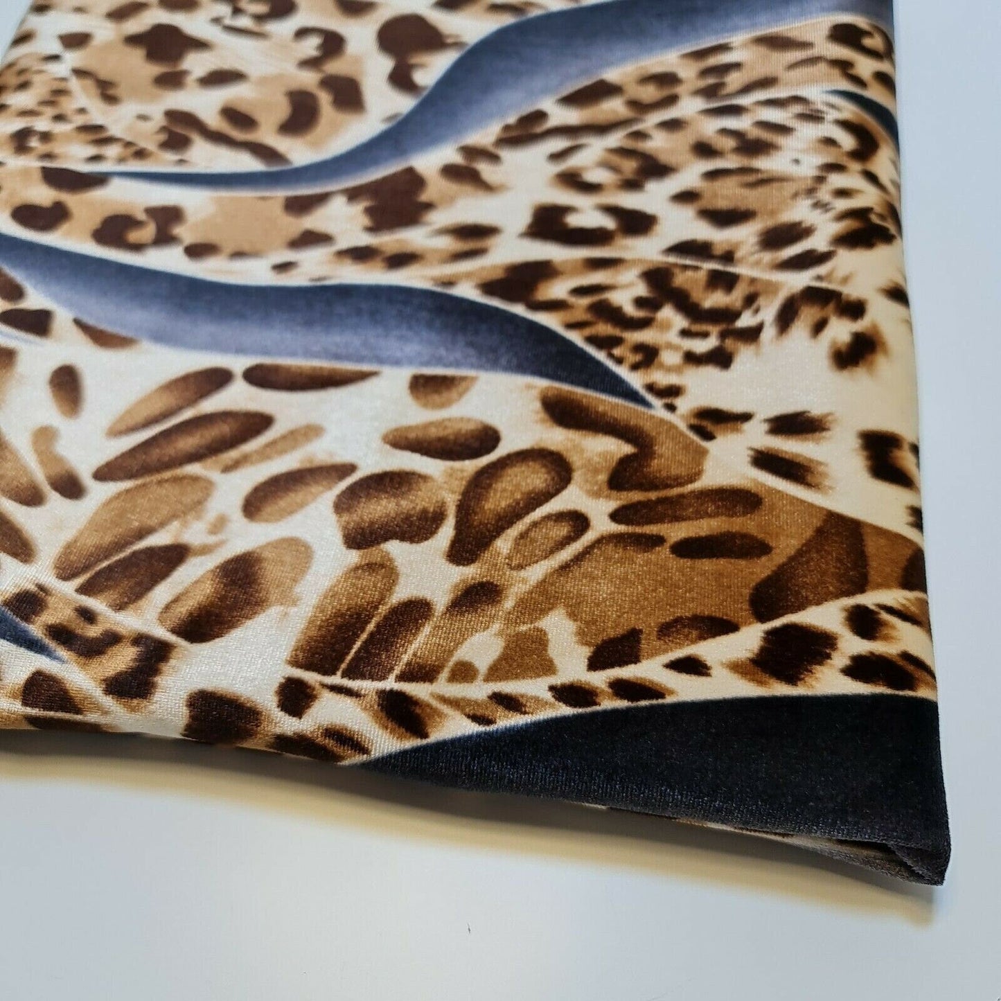 Stretch Animal & Floral Printed Velvet Fabric – 58" Wide Soft Upholstery, Patchwork & Craft Material