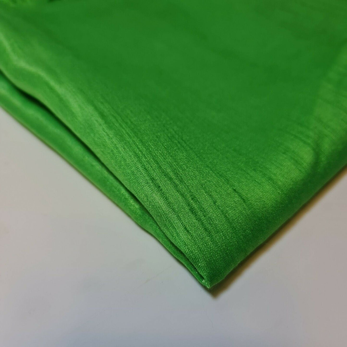 Plain Poly Dupion Faux Raw Silk Fabric with Satin Finish – 44" Wide Dress, Craft & Patchwork Material by the Metre