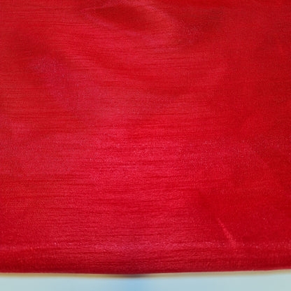 Plain Poly Dupion Faux Raw Silk Fabric with Satin Finish – 44" Wide Dress, Craft & Patchwork Material by the Metre