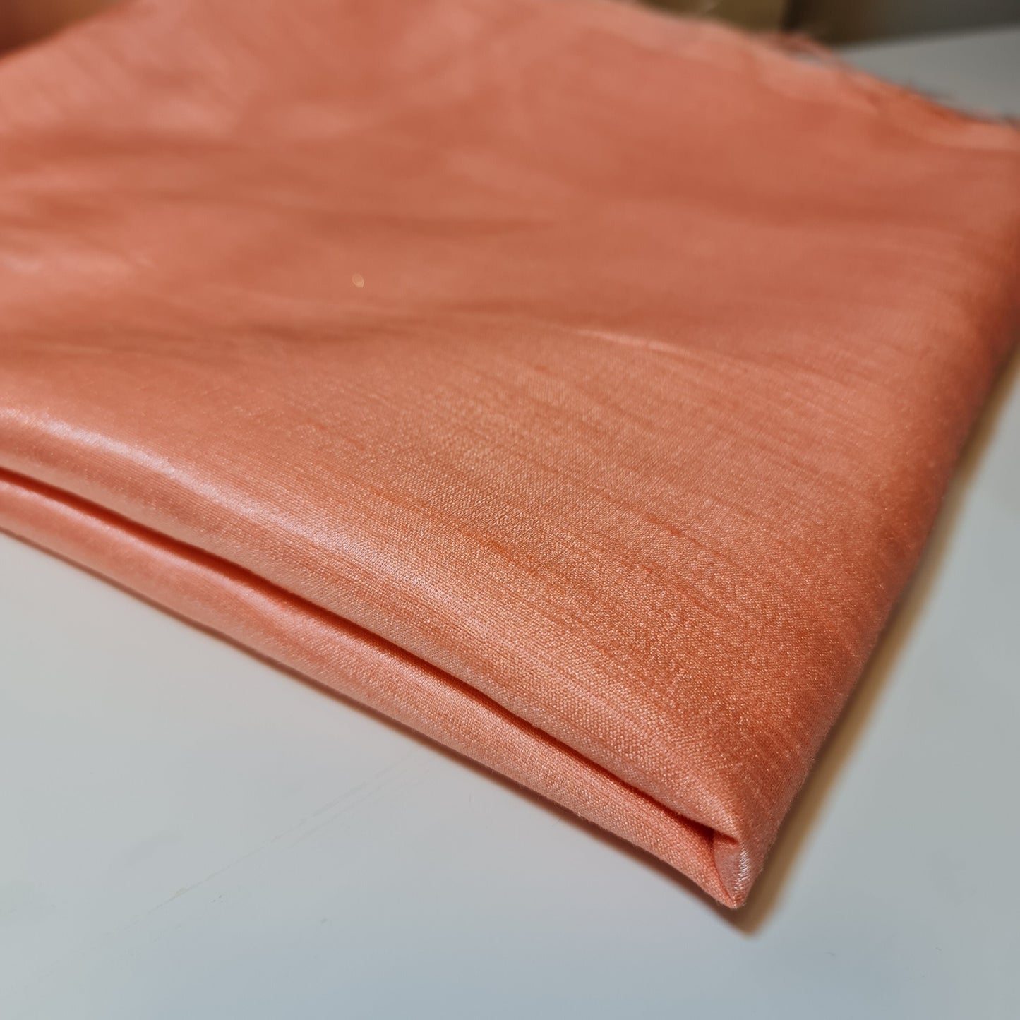Plain Poly Dupion Faux Raw Silk Fabric with Satin Finish – 44" Wide Dress, Craft & Patchwork Material by the Metre