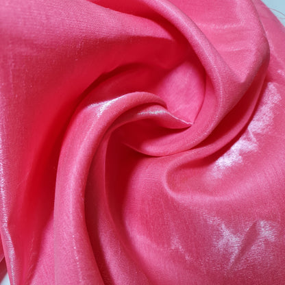Plain Poly Dupion Faux Raw Silk Fabric with Satin Finish – 44" Wide Dress, Craft & Patchwork Material by the Metre