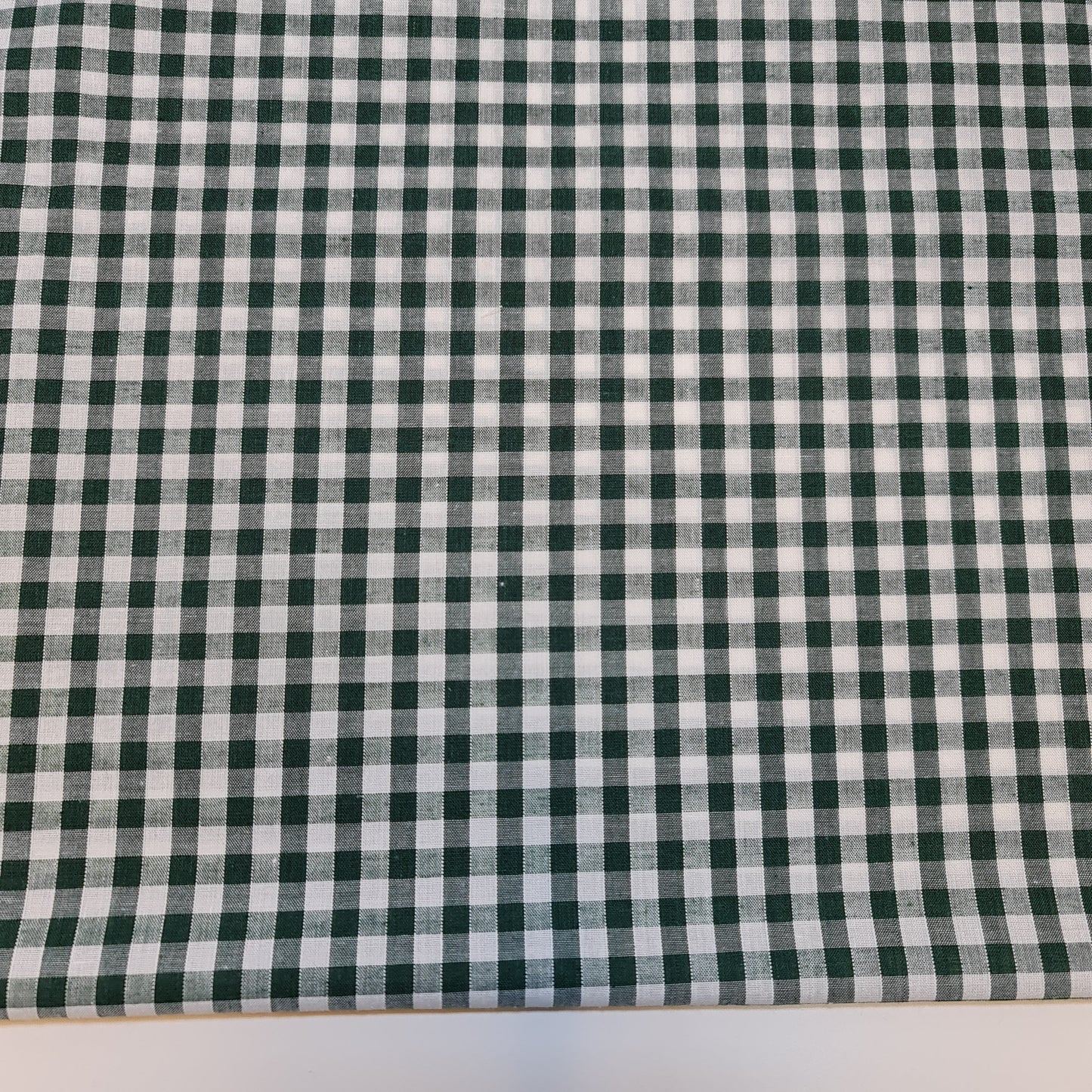 Polycotton Gingham Check Fabric – 1/8", 1/4", 1" Checks | Dress, Craft & Uniform Material (44” Wide, Sold by the Meter)