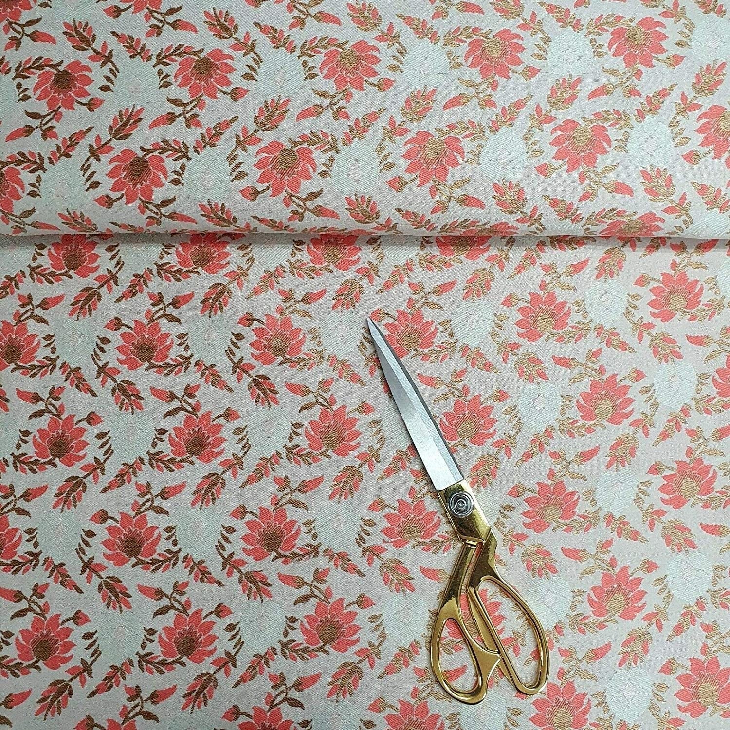 Indian Brocade Banarasi Jacquard Fabric – 44