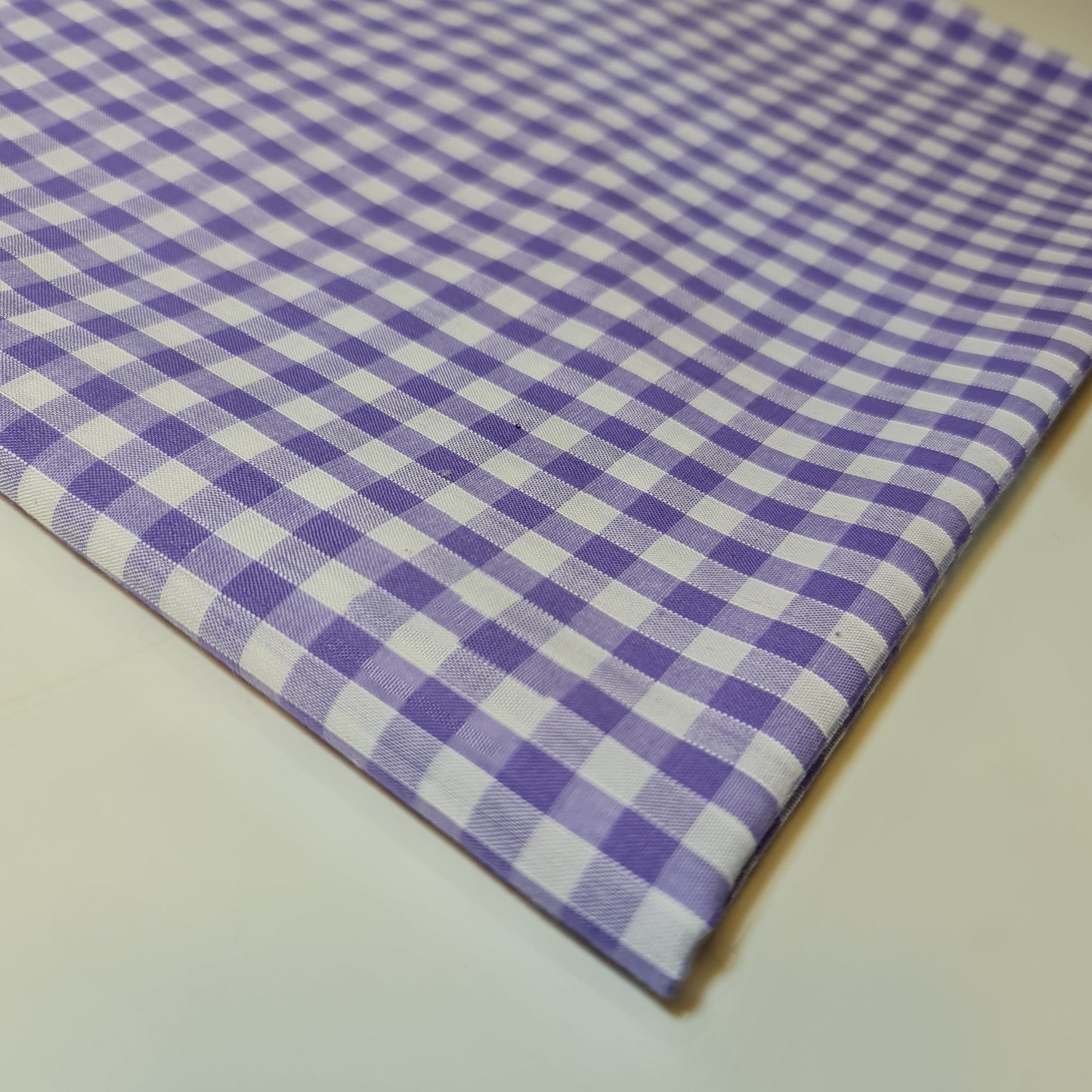 Polycotton Gingham Check Fabric – 1/8", 1/4", 1" Checks | Dress, Craft & Uniform Material (44” Wide, Sold by the Meter)