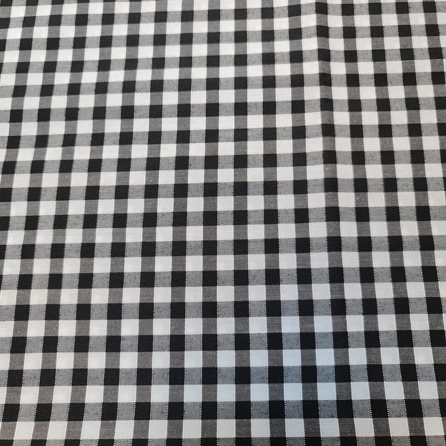 Polycotton Gingham Check Fabric – 1/8", 1/4", 1" Checks | Dress, Craft & Uniform Material (44” Wide, Sold by the Meter)