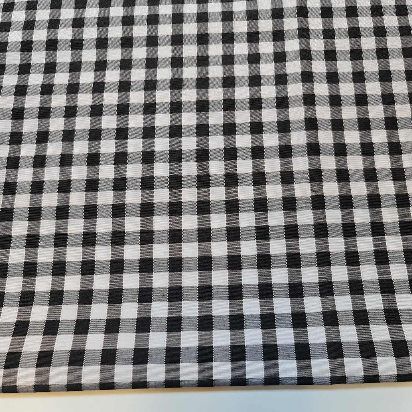 Polycotton Gingham Check Fabric – 1/8", 1/4", 1" Checks | Dress, Craft & Uniform Material (44” Wide, Sold by the Meter)