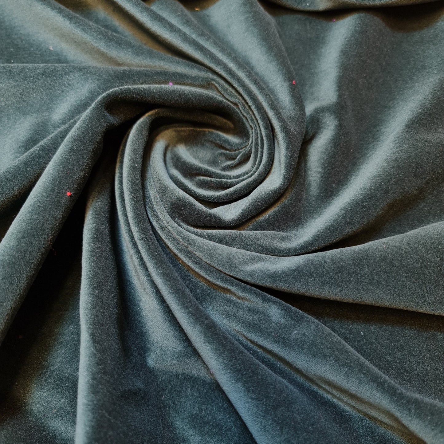 100% Cotton Velvet Fabric – 44" Wide Plain Solid Colours Premium Material for Dress, Costume, Craft & Upholstery