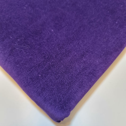 100% Cotton Velvet Fabric – 44" Wide Plain Solid Colours Premium Material for Dress, Costume, Craft & Upholstery